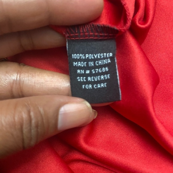 Miss Lili Women Tunic Top High Low Plus Size 1X with back Tie - Picture 7 of 8